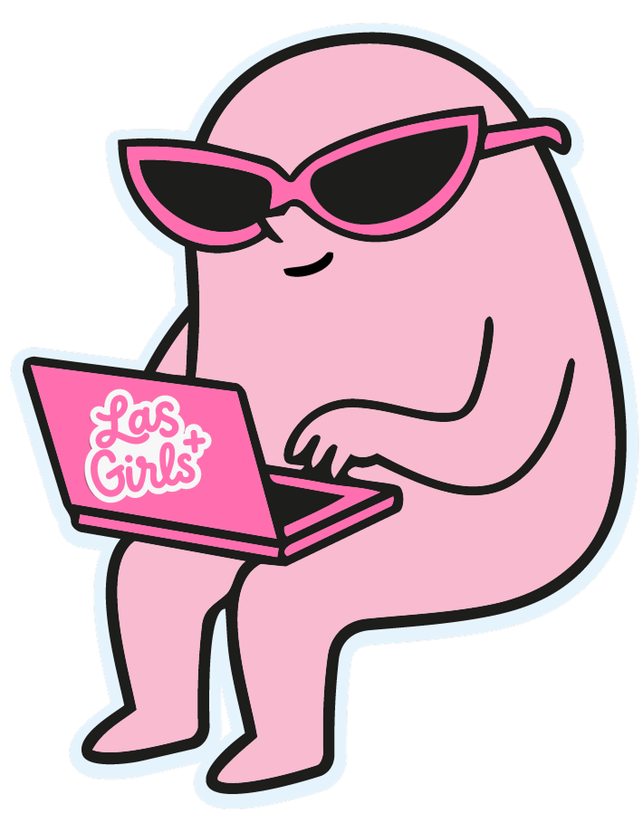 Sticker Las Girls+